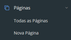 criar e editar paginas